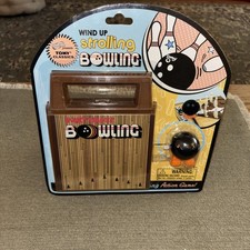 Tomy Partymate Bowling Game Sababa Toys Windup Ball 2005 Remake of 1980. New 