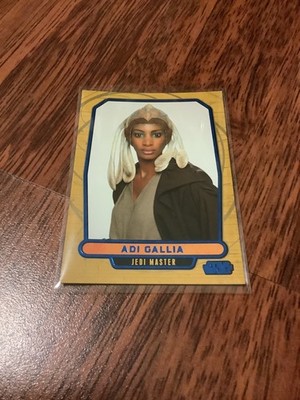 STAR WARS GALACTIC FILES BLUE PARALLEL #26 2012 TOPPS ADI GALLIA 299/350