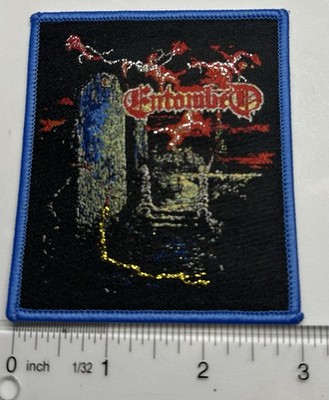 entombed Blue Border Woven Patch 