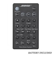 Bose Wave Music System Remote for AWRCC1, AWRCC2, III with New Battery Installed