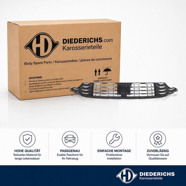 LÜFtungsgitter StossfÄNger Vorne Diederichs 3464141 Passend FÜR Fiat-image