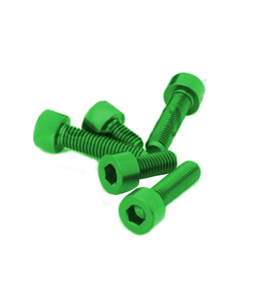 Schraubensatz Tank GrüN IN Ergal FüR Kawasaki Zx 10R 2004 2005 2006 2007 2008-image
