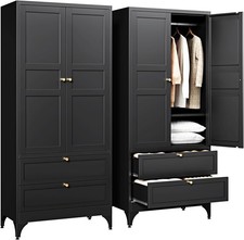 Bedroom Storage Cabinet with Doors and Drawers