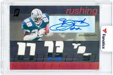 Emmitt Smith Cowboys Signed 2006 Topps Paradigm Career High #TPCHR-ES 24/25 Card