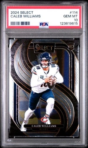 2024 Caleb Williams Panini Select Premier Level Rookie RC #114 PSA 10 Gem Mint
