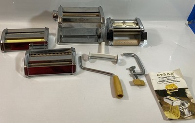 Marcato Atlas 150mm Pasta Maker, with 2 attachments, made in Italy