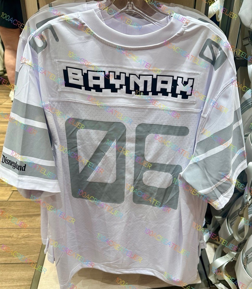 Disney Parks Big Hero 6 Baymax White Baseball Jersey New 2025 *All