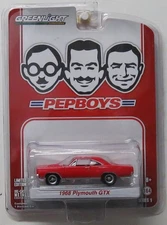 Greenlight Pep Boys 1968 Plymouth GTX Read Description