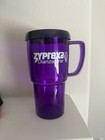 Zyprexa Olanzapine Purple Travel Mug Cup with Lid and Handle Pharma Promotional — photo 1