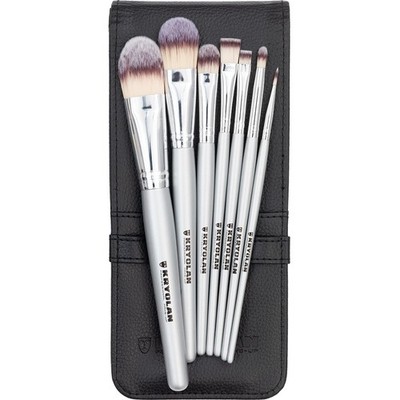 Kryolan Professional Makeup Pinsel Set - 7 Stück, komplett veganes Pinselset