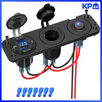 USB Auto LadegeräT QC 3.0 12V Steckdose FüR Auto Panel LadegeräT