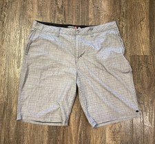 QuickSilver Dry Flight Amphibian Shorts Men's 38 Quick Dry Heather Gray