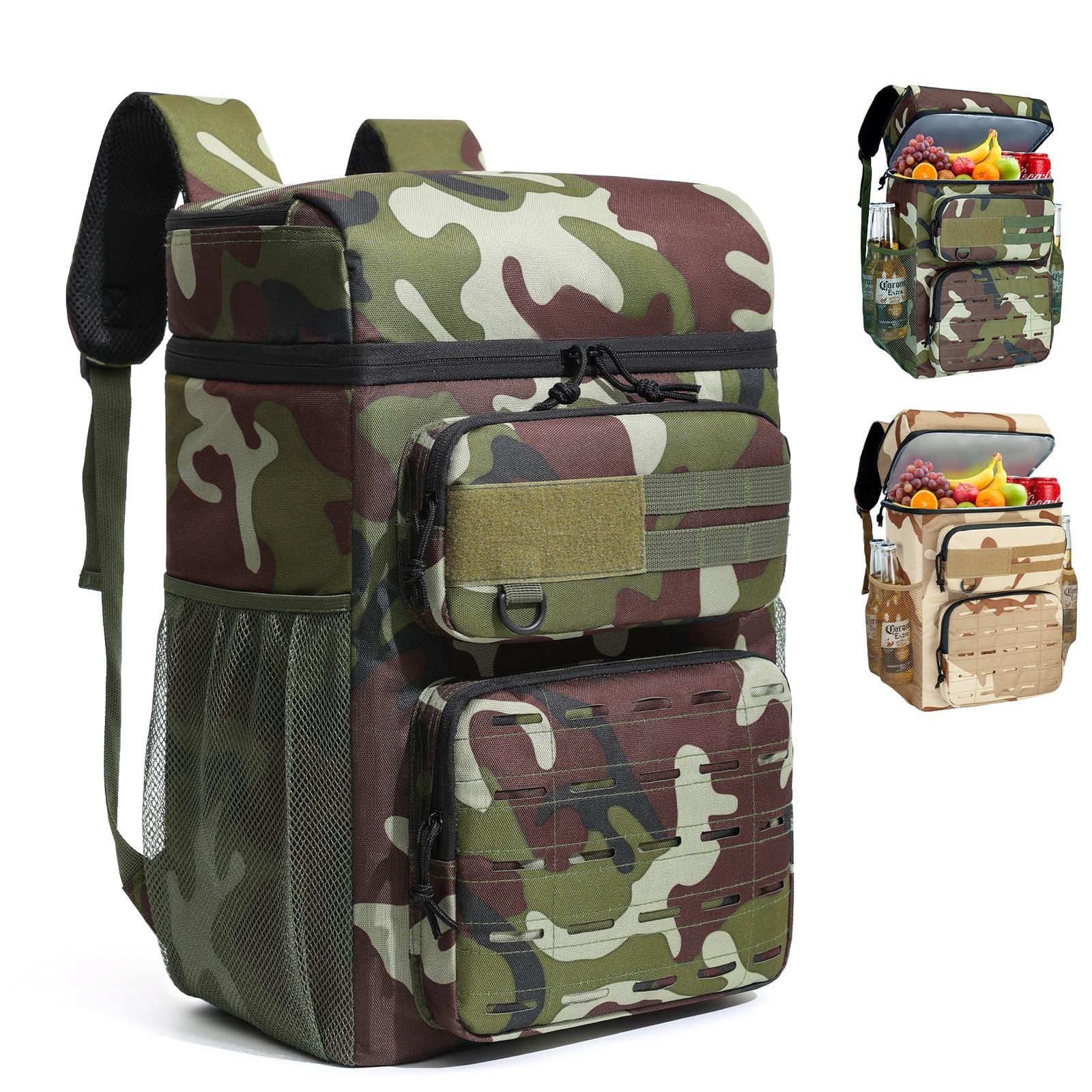 Insulated Cooler Backpack for Women & Men - 36 Can Large Capacity Backpack Cooler