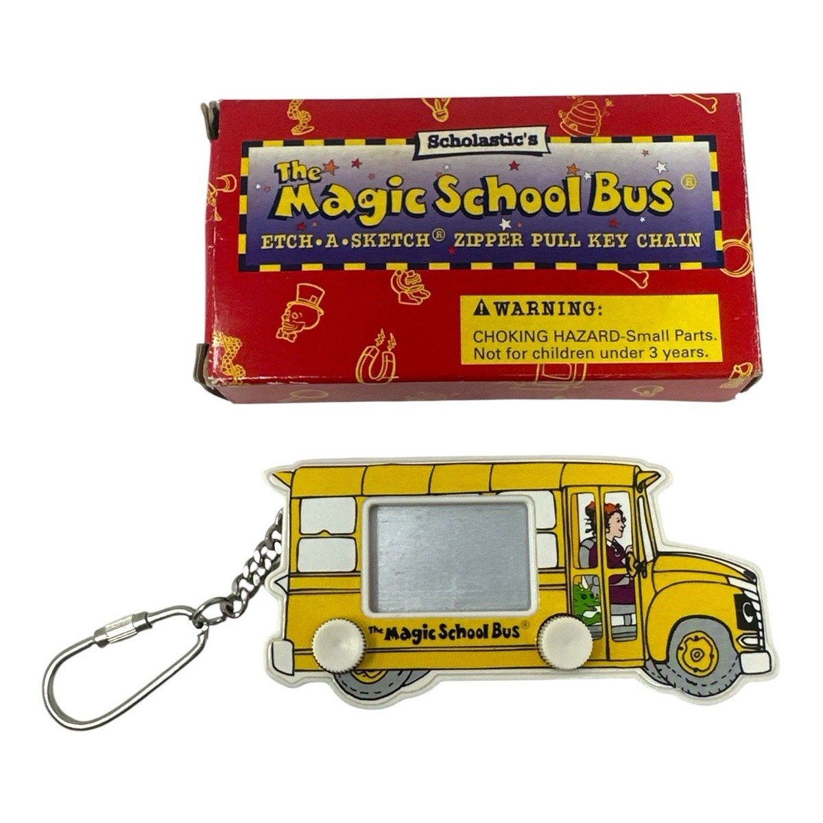 YuiThe Magic School Bus 23冊64GBマイヤペン等 Vintage 1994 Magic School Bus Etch-a-Sketch Keychain w/ Box