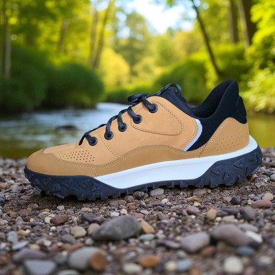 Timberland GreenStride Motion 6 Low Men's Tan Black Lace Up Casual Outdoor Shoes