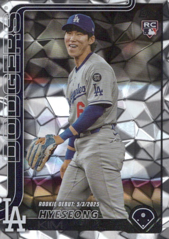 Hyeseong Kim 2025 Topps Update Diamante Foil #US312 Los Angeles Dodgers