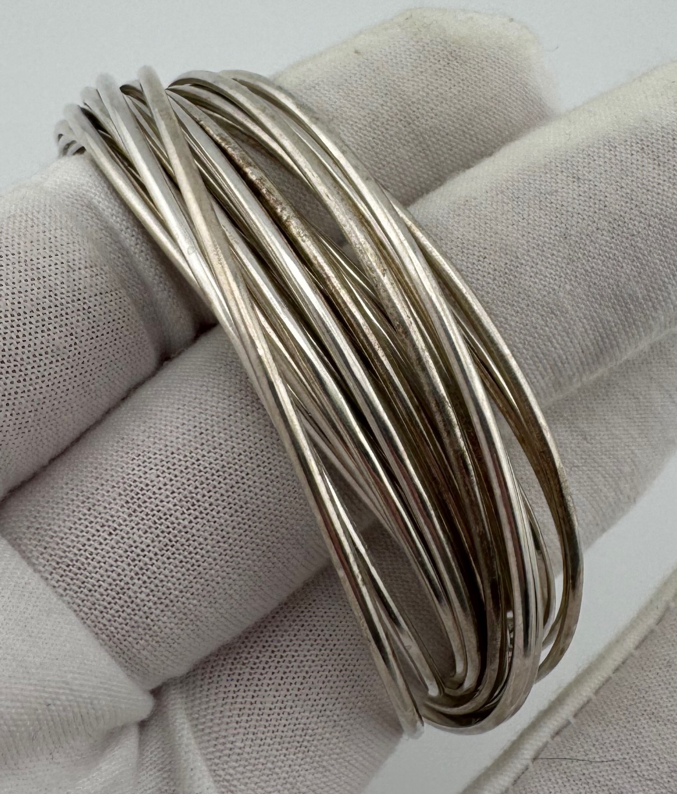 Silpada Sterling Silver Multi Bangle Bracelet 89.… - image 3