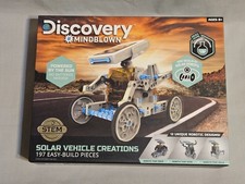 Discovery Mindblown Solar Robot Creation Kit Build 12 Different Robots STEM Toys
