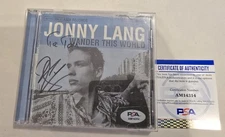 Jonny Lang Hand Signed Wander This World CD Cover PSA #AM14314 Booklet Autograph