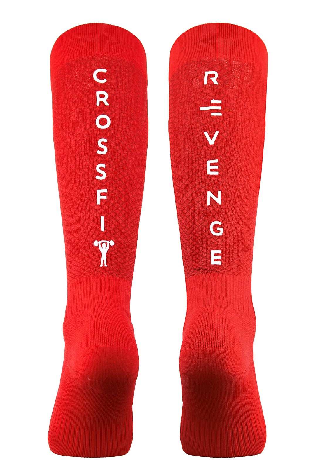 Chaussettes Crossfit rouge de taille 43-46 idéales pour vos WOD en box