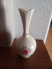 Lenox Budvase 8” 24 karat gold decoration. Rose motif