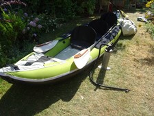 Sevylor Z Pro 300 Inflatable Kayak (3 person) AND 2 Paddles