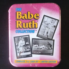 The Babe Ruth Collection 1992 Megacards COMPLETE 165 CARD Set Tin Box SEALED