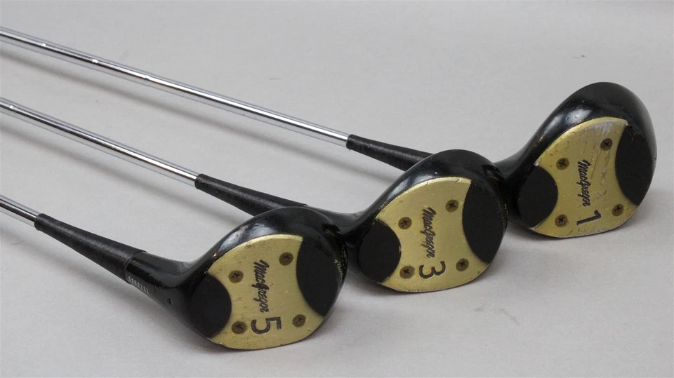 Set MacGregor MX by NICKLAUS VIP 1/3/5 Woods 42" Multistep R Flex Steel Shafts - Image 2 of 4