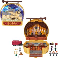 Polly Pocket Collector Playset, Harry Potter Compact with 5 Dolls and 11 Acce...