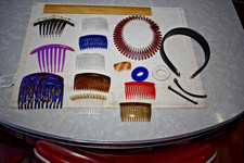 Vintage 80s 90s Lot of 22 Assorted Hair Barrettes Hair Clips Goody DC France GUC