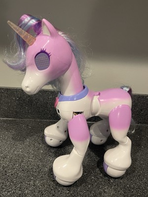 Zoomer Enchanted Unicorn Pony Interactive Horse Lights Sounds SpinMaster TESTED!