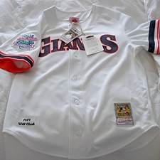 Mitchell & Ness San Francisco Giants Will Clark World Series Jersey 44 (L) White
