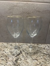 Grand Casino Hinckley 15 Year Anniversary Wine Glasses - Set of 2 Used