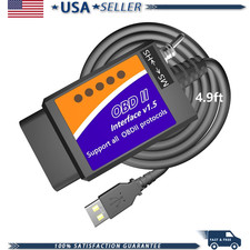 Usb Obd2 Adapter Cable Elm327 Forscan Software Ford Lincoln Mercury Mazda
