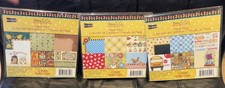 2013 Mary Engelbreit, 3  Packs Of 6" X6" Paper.  12 Pieces Each Pack, Total= 36