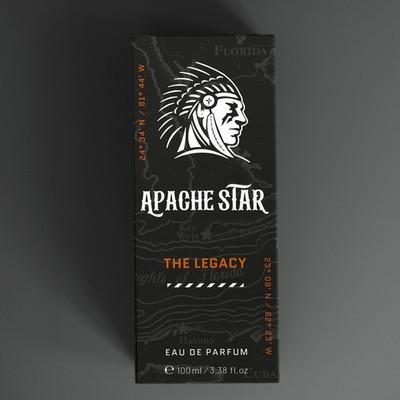 APACHE STAR - The Legacy - Eau de Parfum 100 ml   Herrenduft Leder Würzig Warm