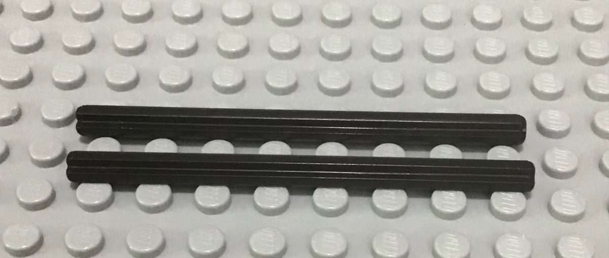 LEGO Black Technic Axle 12 Studs Long, Lot of Two | eBay