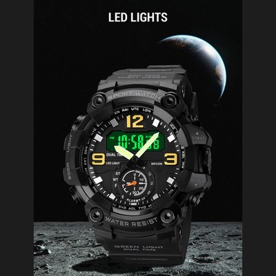 1 1965 Men Watch Cool Luminous Digital Multifunction For Herren