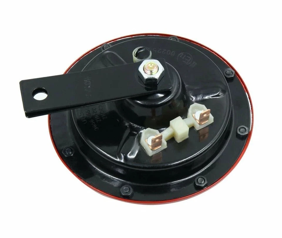 Set 2x  Hupe Fanfare Starktonhorn 12V 66W 300/500Hz 123mm Horn 125dB Signalhupe - Bild 4 von 4