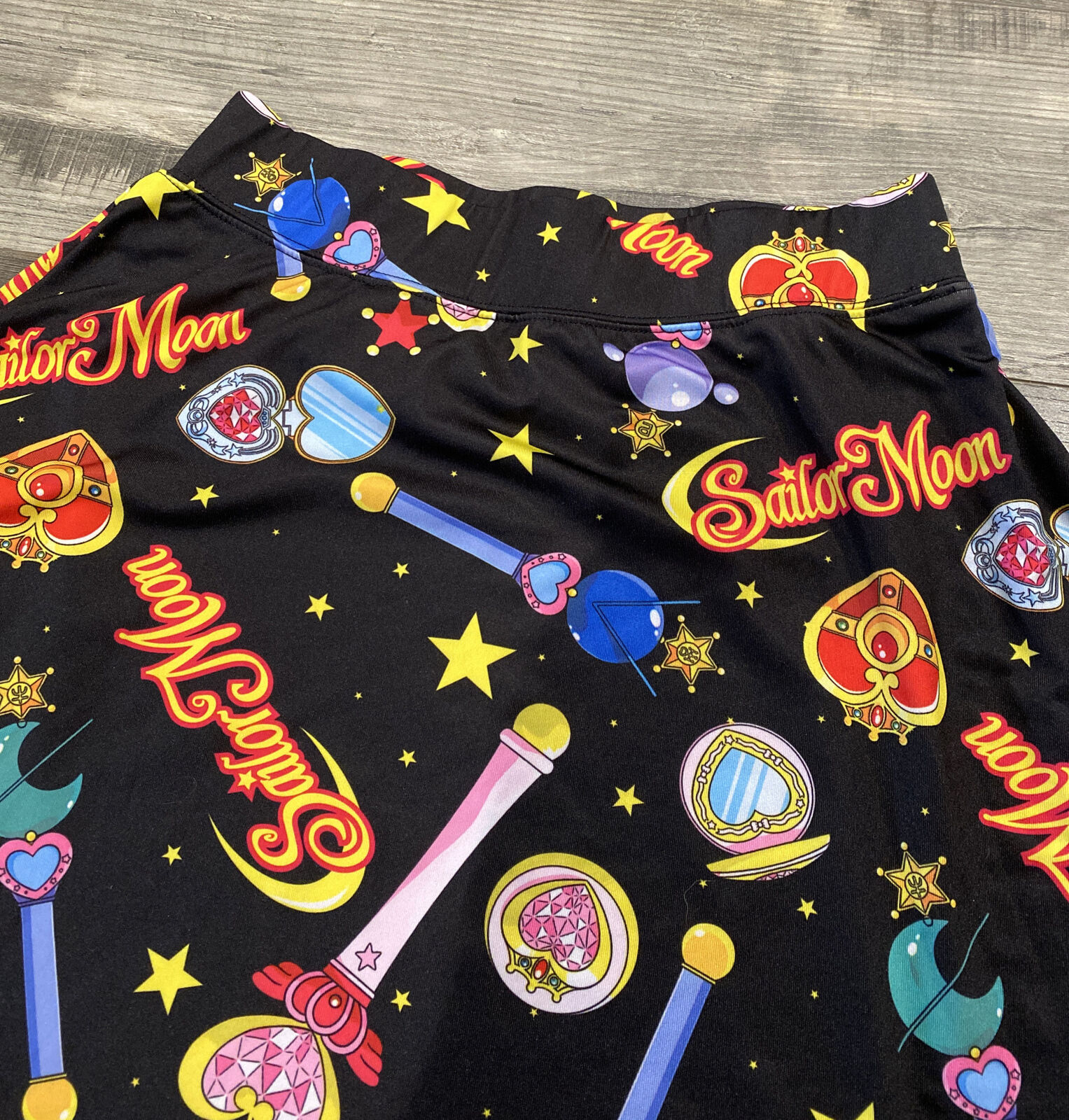 Sailor Moon Skater Skirt Black size Medium - image 5