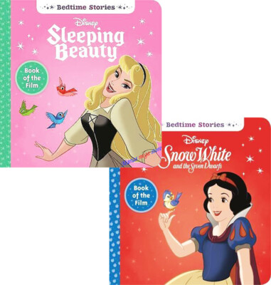 GIRLS DISNEY BEDTIME STORY READING BOOKS BOOK - SLEEPING BEAUTY - SNOW WHITE