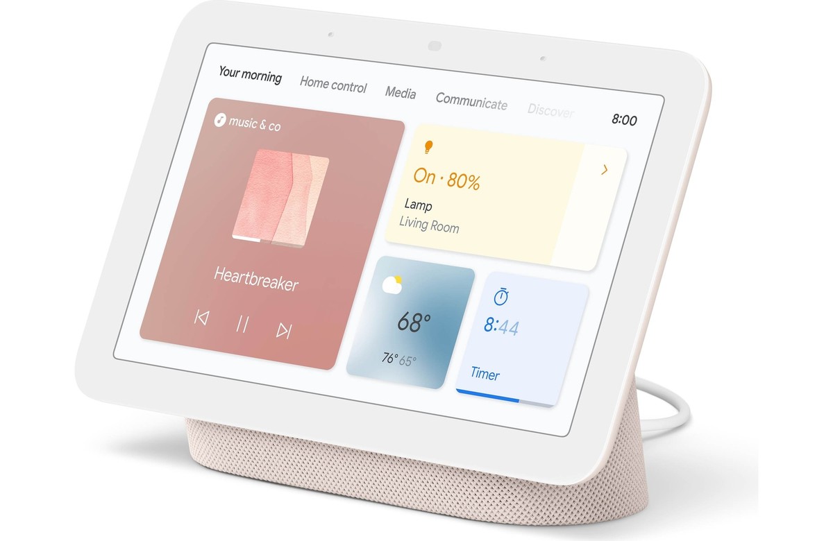 Google Nest Hub 7inch, 2nd GEN (GA02307-US) Sand- New | eBay