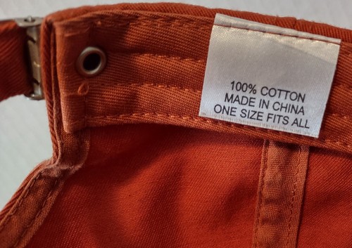 NASCAR Kansas Speedway Thunder Ball Cap Burnt Orange RPM Sports Adj Bkl Hat OSFA - Picture 8 of 8