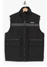 CAT WorkWear Instigator Water Resistant Men's TAC Utility Vest Black -LARGE- NEW