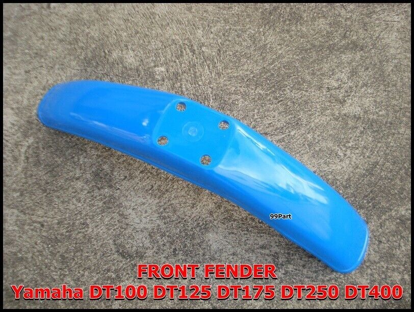 Replacement Front Fender Mudguard For Yamaha DT100 DT125 DT175 DT250 DT400 - White