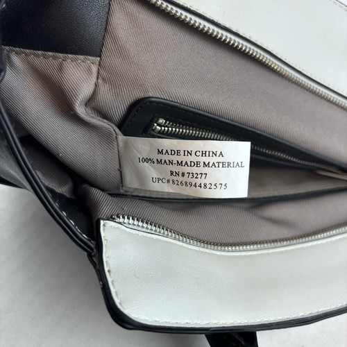 Borsa a tracolla ecopelle canna borsetta tasca esterna tracolla staccabile - Foto 9 di 15