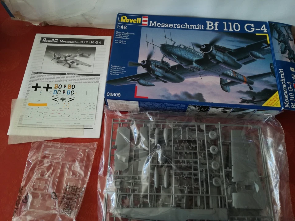 REVELL 04508 Messerschmitt Bf 110 G-4 KIT 1/48 - come nuovo - Immagine 4 di 4