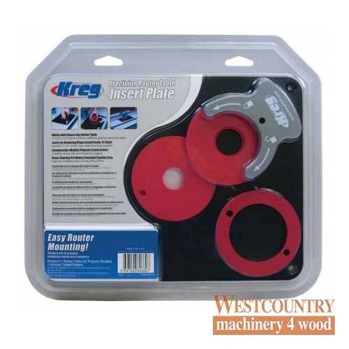 Kreg PRS4038 Kreg Precision Router Table Insert Plate w Level Loc Rings non pr