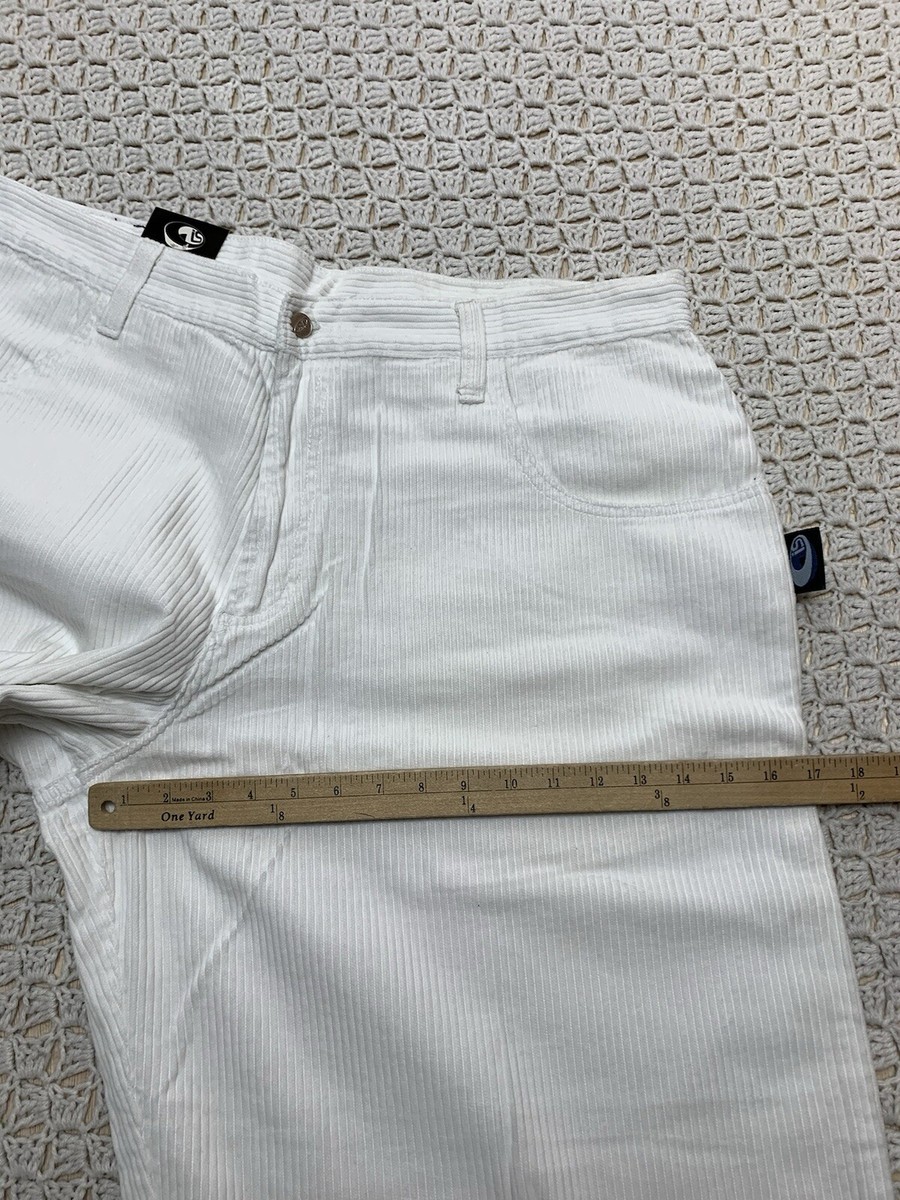 Vtg Interstate Baggy Wide Leg white Pants 44 aprx 42x32 Vtg Interstate Baggy Wide Leg white Pants 44 aprx 42x32