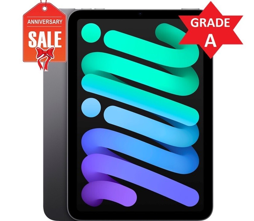 Apple iPad mini 6th Gen A2568 64 GB, Wi-Fi + 5G, 8.3 in - Space